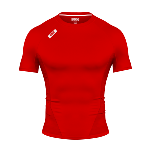 Core Compression Short Sleeve Red
