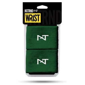 Wrist Bands Dark Green (1 Pair)